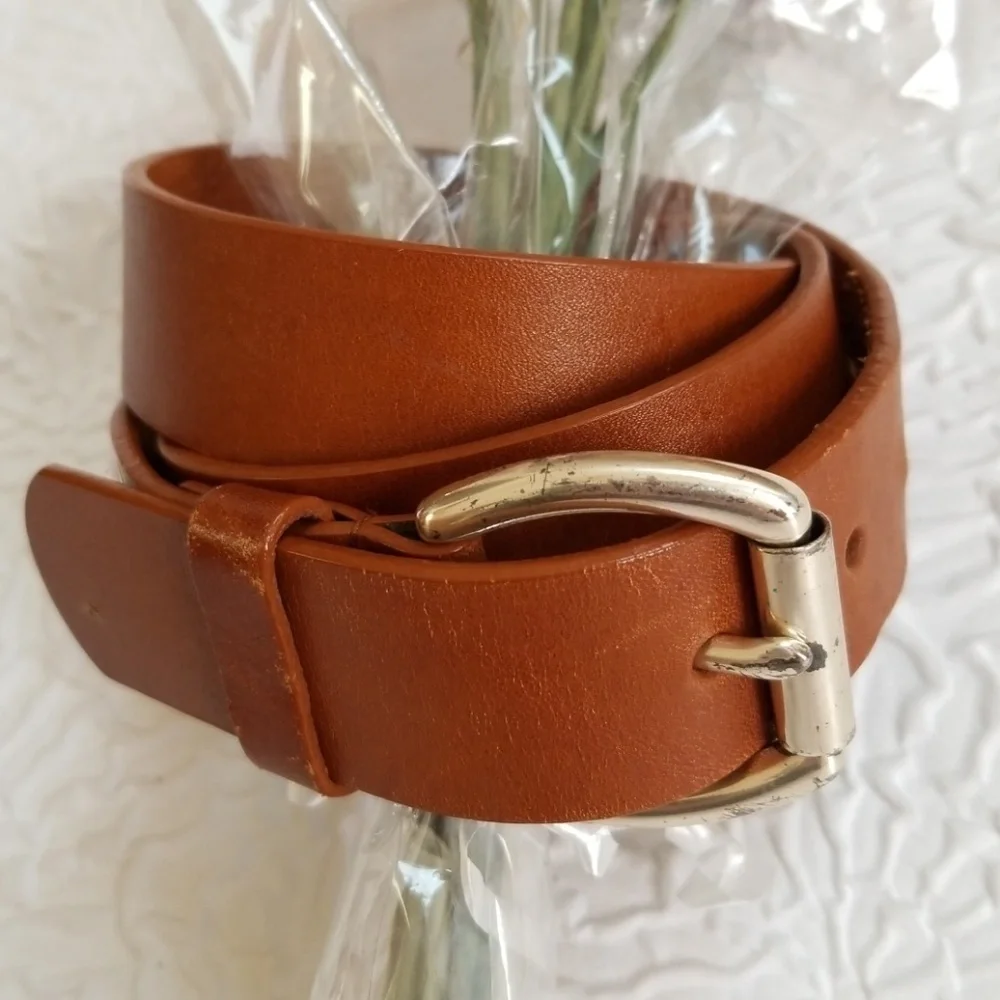 Anne Klein Caramel  Genuine Leather belt